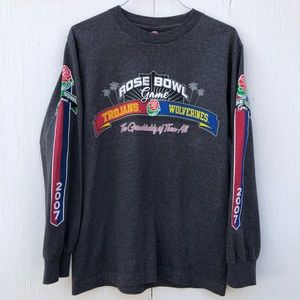 Vintage Official Rose Bowl Game Youth Long Sleeve Shirt S